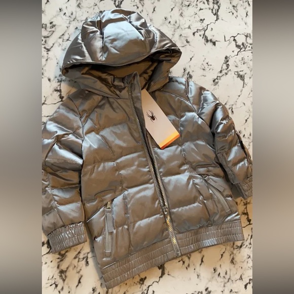 NWT Spyder kids Atlas Bitsy down jacket - Picture 2 of 8